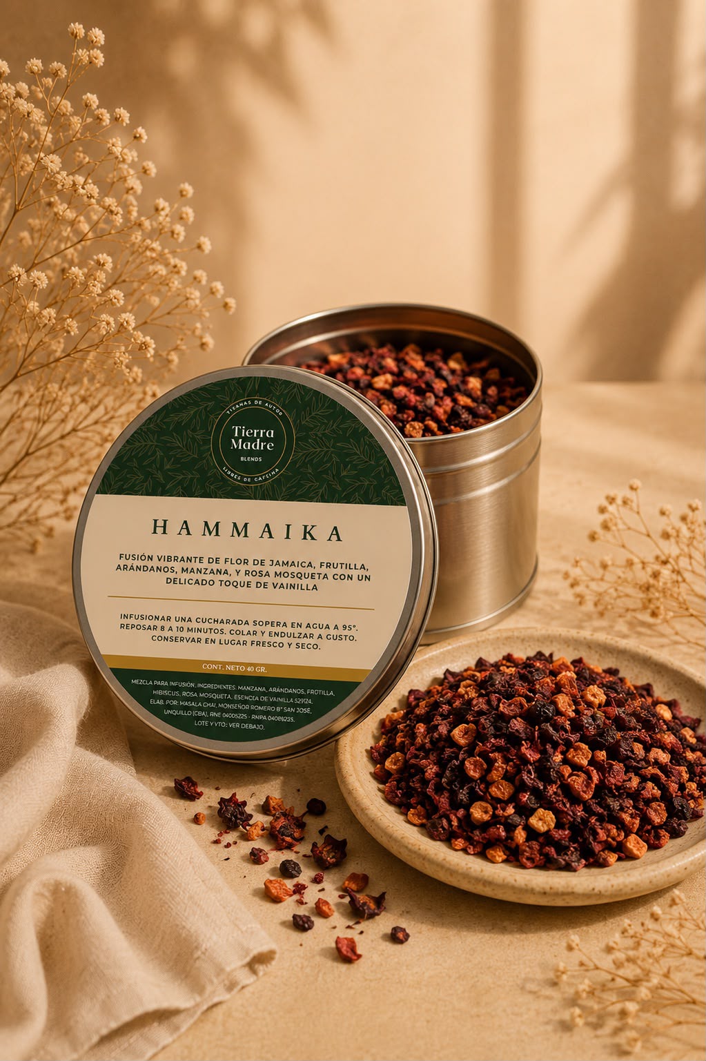 Infusión en hebras Lata Tierra Madre Blends - Hammaika - Lata 50gr.