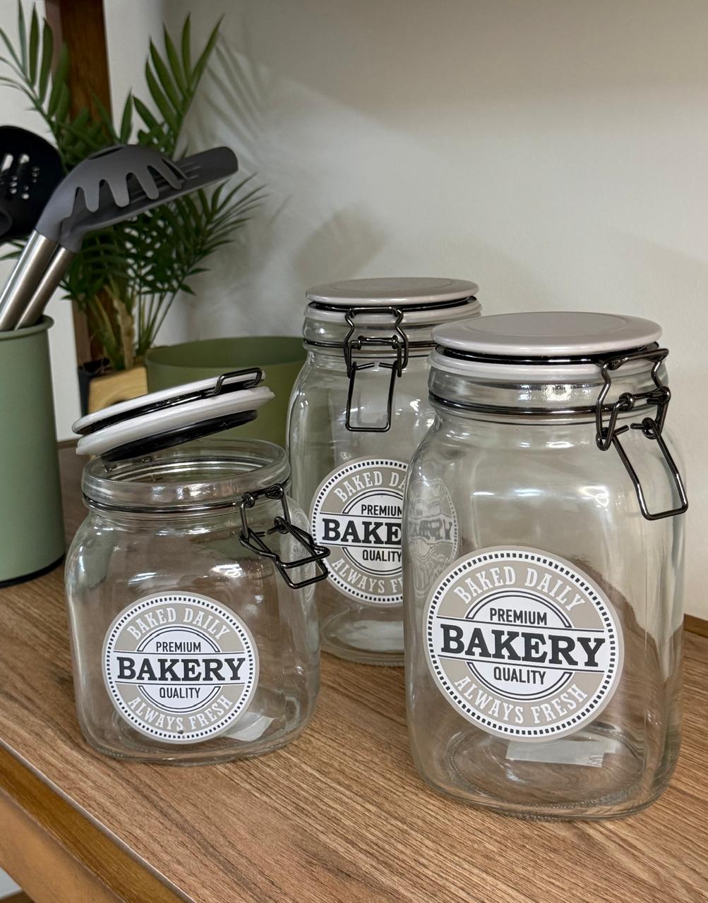 Set X3 Frascos herméticos Bakery — imagen 2