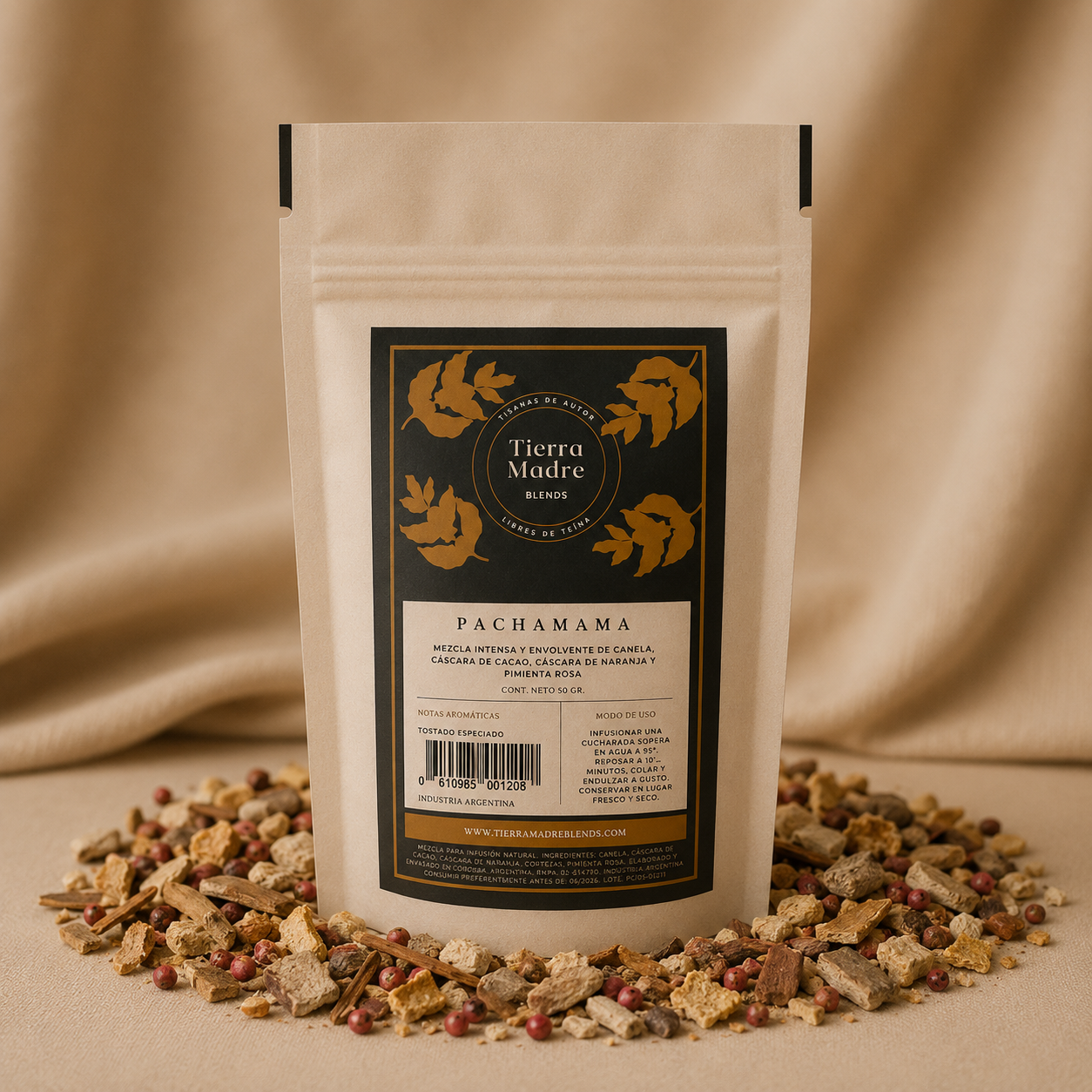 Infusión en hebras Doypack Tierra Madre Blends - Pachamama - Doypack 50gr.