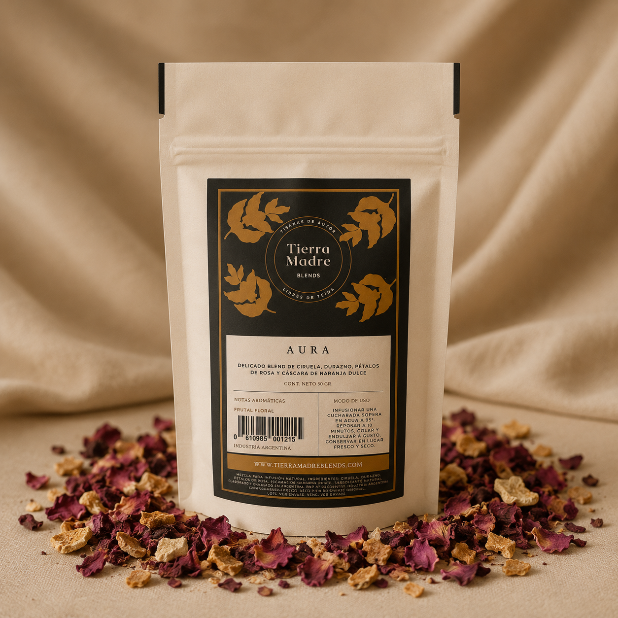 Infusión en hebras Doypack Tierra Madre Blends - Aura - Doypack 50gr.