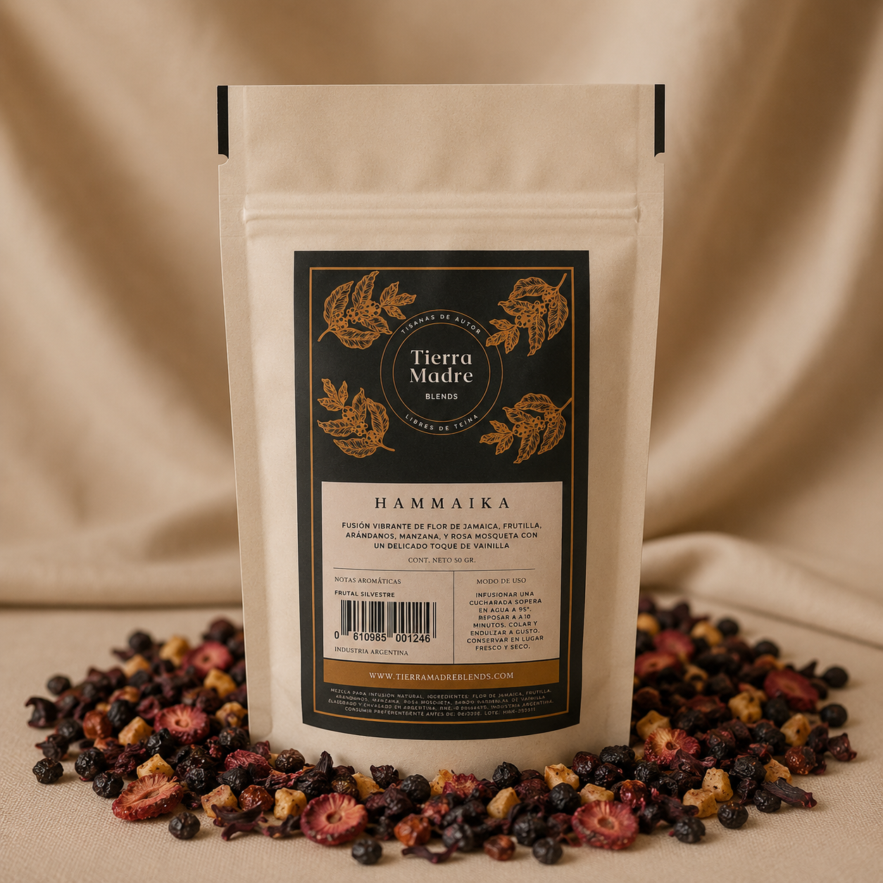 Infusión en hebras Doypack Tierra Madre Blends - Hammaika - Doypack 50gr.