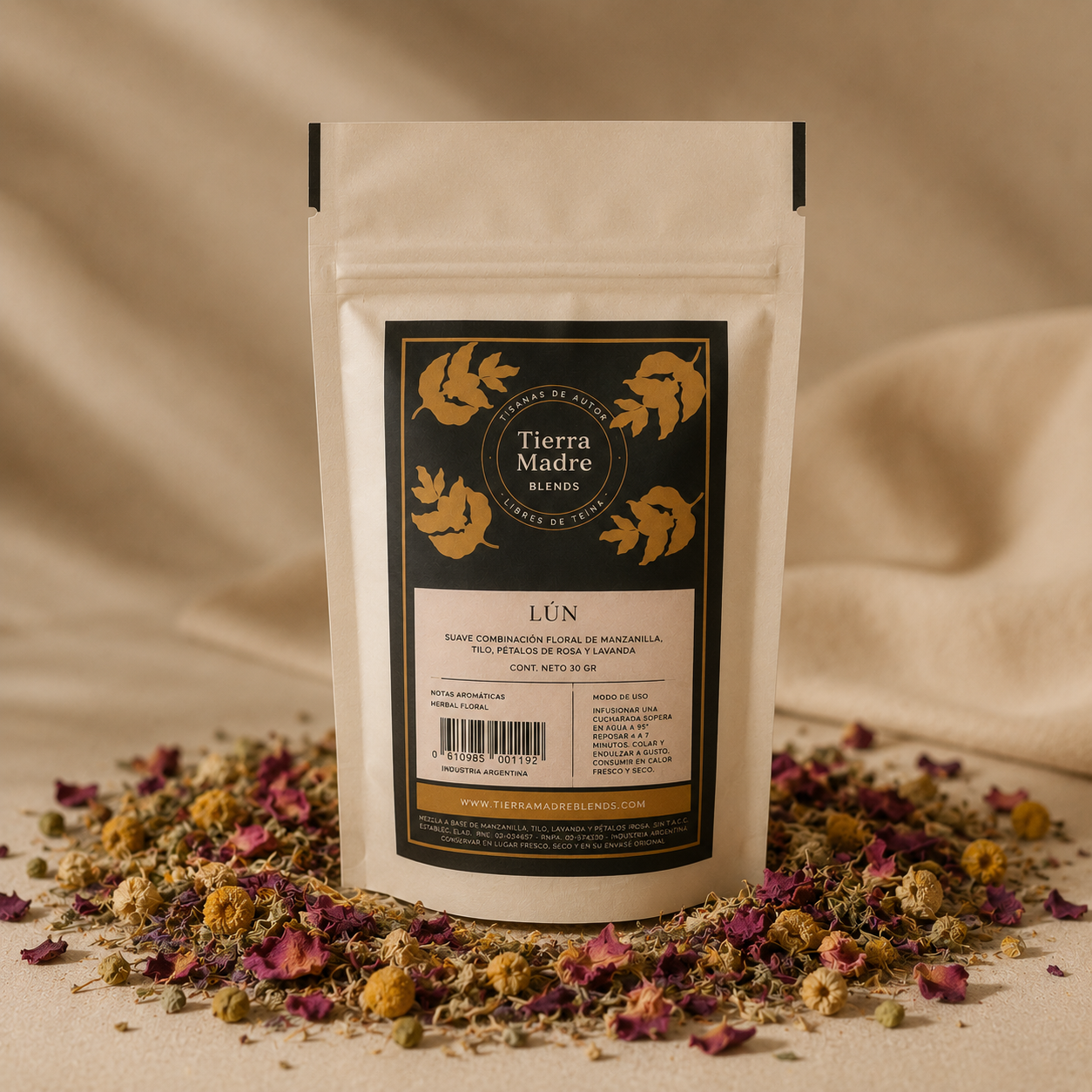 Infusión en hebras Doypack Tierra Madre Blends - Lün - Doypack 30gr.
